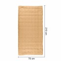 Cuvertura Canapea, Naimeed D4887M, 70x210cm, poliester, pufoasa, matlasata, Maro Deschis