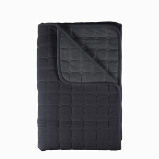 Cuvertura Canapea, Naimeed D4888M, 70x210cm, poliester, pufoasa, matlasata, Negru Cuvertura Canapea, Naimeed D4888M, 70x210cm, poliester, pufoasa, matlasata, Negru