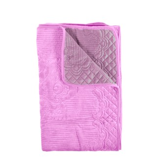 Cuvertura Canapea, Naimeed D4889M, 70x210cm, poliester, pufoasa, matlasata, Roz Cuvertura Canapea, Naimeed D4889M, 70x210cm, poliester, pufoasa, matlasata, Roz