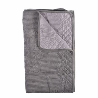 Cuvertura Canapea, Naimeed D4890L, 70x240cm, poliester, pufoasa, matlasata, Gri Cuvertura Canapea, Naimeed D4890L, 70x240cm, poliester, pufoasa, matlasata, Gri