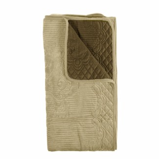 Cuvertura Canapea, Naimeed D4892L, 70x240cm, poliester, pufoasa, matlasata, Crem Cuvertura Canapea, Naimeed D4892L, 70x240cm, poliester, pufoasa, matlasata, Crem