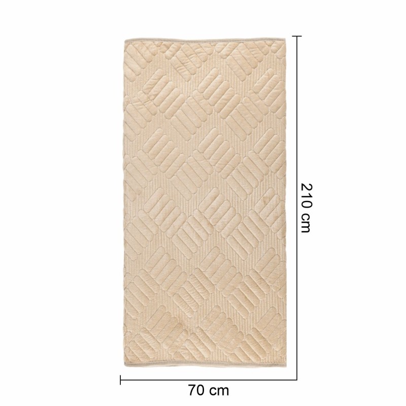 Cuvertura Canapea, Naimeed D4894M, 70x210cm, poliester, pufoasa, matlasata, Crem Cuvertura Canapea, Naimeed D4894M, 70x210cm, poliester, pufoasa, matlasata, Crem