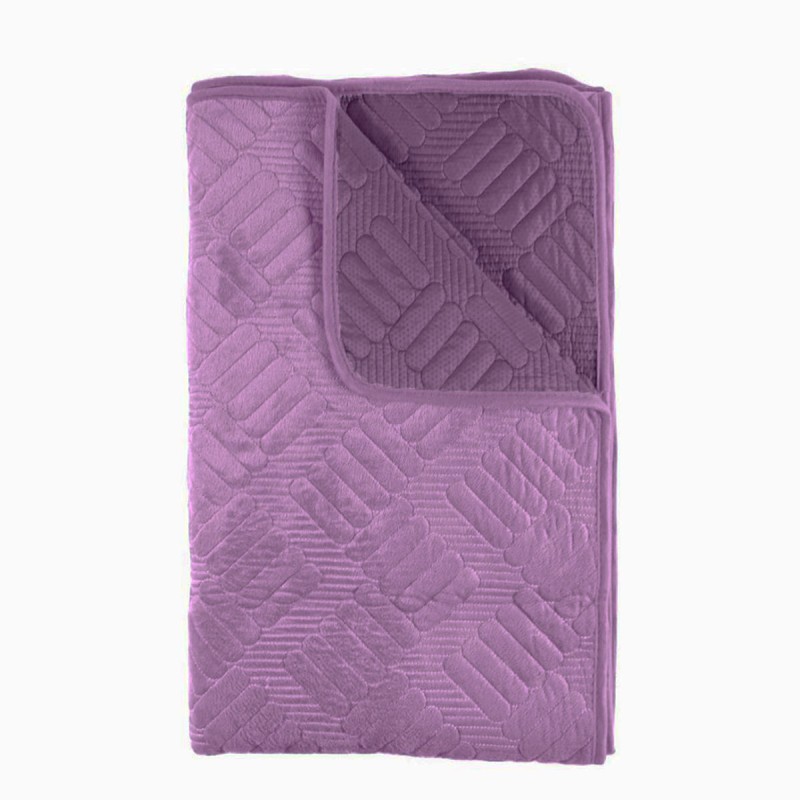 Cuvertura Canapea, Naimeed D4896L, 70x240cm, poliester, pufoasa, matlasata, Mov Cuvertura Canapea, Naimeed D4896L, 70x240cm, poliester, pufoasa, matlasata, Mov