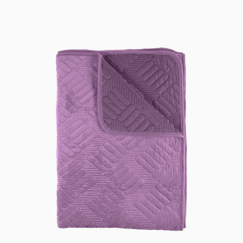 Cuvertura Canapea, Naimeed D4896S, 70x150cm, poliester, pufoasa, matlasata, Mov Cuvertura Canapea, Naimeed D4896S, 70x150cm, poliester, pufoasa, matlasata, Mov