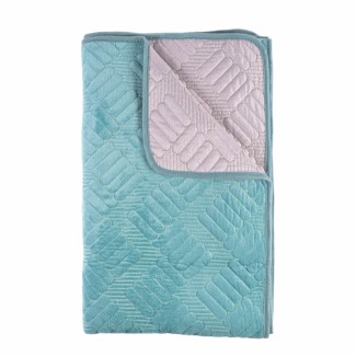 Cuvertura Canapea, Naimeed D4897L, 70x240cm, poliester, pufoasa, matlasata, Turcoaz Cuvertura Canapea, Naimeed D4897L, 70x240cm, poliester, pufoasa, matlasata, Turcoaz