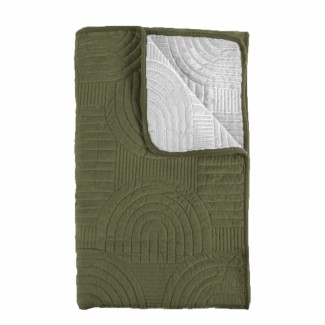 Cuvertura Canapea, Naimeed D4899L, 70x240cm, poliester, pufoasa, matlasata, Verde Inchis Cuvertura Canapea, Naimeed D4899L, 70x240cm, poliester, pufoasa, matlasata, Verde Inchis