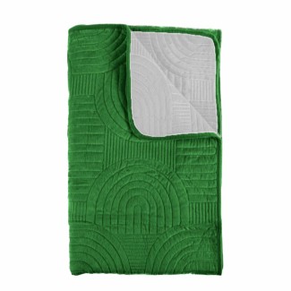 Cuvertura Canapea, Naimeed D4900L, 70x240cm, poliester, pufoasa, matlasata, Verde Cuvertura Canapea, Naimeed D4900L, 70x240cm, poliester, pufoasa, matlasata, Verde
