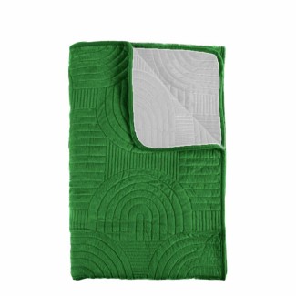 Cuvertura Canapea, Naimeed D4900M, 70x210cm, poliester, pufoasa, matlasata, Verde Cuvertura Canapea, Naimeed D4900M, 70x210cm, poliester, pufoasa, matlasata, Verde
