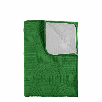 Cuvertura Canapea, Naimeed D4900S, 70x150cm, poliester, pufoasa, matlasata, Verde Cuvertura Canapea, Naimeed D4900S, 70x150cm, poliester, pufoasa, matlasata, Verde