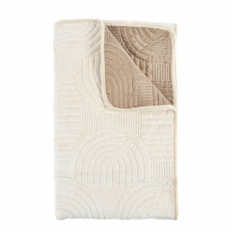 Cuvertura Canapea, Naimeed D4901L, 70x240cm, poliester, pufoasa, matlasata, Crem Cuvertura Canapea, Naimeed D4901L, 70x240cm, poliester, pufoasa, matlasata, Crem