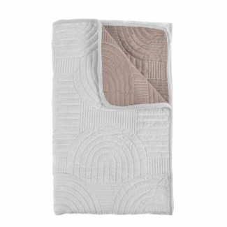 Cuvertura Canapea, Naimeed D4903L, 70x240cm, poliester, pufoasa, matlasata, Alb Cuvertura Canapea, Naimeed D4903L, 70x240cm, poliester, pufoasa, matlasata, Alb