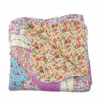Cuvertura Canapea, Naimeed D4905L, 70x240cm, poliester, pufoasa, matlasata,cu model floral Roz Cuvertura Canapea, Naimeed D4905L, 70x240cm, poliester, pufoasa, matlasata,cu model floral Roz