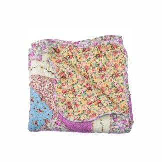 Cuvertura Canapea, Naimeed D4905S, 70x150cm, poliester, pufoasa, matlasata,cu model floral Roz Cuvertura Canapea, Naimeed D4905S, 70x150cm, poliester, pufoasa, matlasata,cu model floral Roz