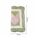 Cuvertura Canapea, Naimeed D4905S, 70x150cm, poliester, pufoasa, matlasata,cu model floral Verde