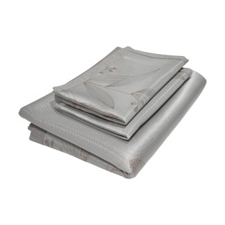 Set lenjerie pat dublu, latime 180cm, Naimeed D4913, Gri Set lenjerie pat dublu, latime 180cm, Naimeed D4913, Gri