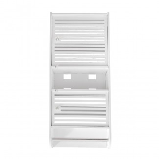 Dulapior cu 2 rafturi si doua usi, Naimeed D173 PVC, culoare Alb, 70 x 30 x 14 cm Dulapior cu 2 rafturi si doua usi, Naimeed D173 PVC, culoare Alb, 70 x 30 x 14 cm