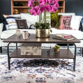 Masuta de cafea, stil modern, inaltime 45cm, Naimeed 628, Stejar Inchis