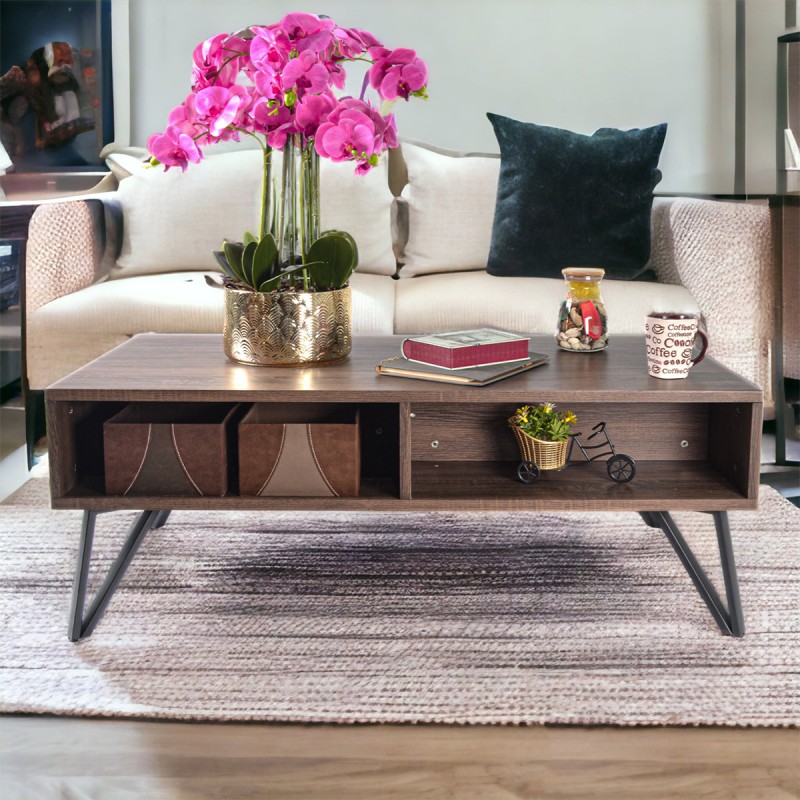 Comoda, 4 compartimente, Naimeed 637, Stejar Inchis, 120x60x45cm Comoda, 4 compartimente, Naimeed 637, Stejar Inchis, 120x60x45cm