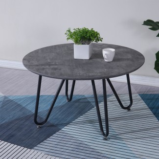 Masuta de cafea, stil modern, inaltime 45cm, Naimeed 805Y-100, Gri