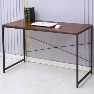 Birou cu cadru metalic, inaltime 75cm, Naimeed D01, Stejar Inchis Birou cu cadru metalic, inaltime 75cm, Naimeed D01, Stejar Inchis