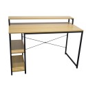 Birou cu cadru metalic, inaltime 75cm, Naimeed D02, Mesteacan Birou cu cadru metalic, inaltime 75cm, Naimeed D02, Mesteacan