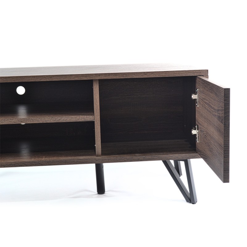 Comoda TV, stil modern, inaltime 50cm, Naimeed TV-6002, Stejar Inchis Comoda TV, stil modern, inaltime 50cm, Naimeed TV-6002, Stejar Inchis