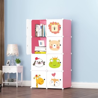 Dulap Modular Copii, 8 Usi, D2687P Dulap Modular Copii, 8 Usi, D2687P