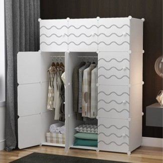 Dulap modular din plastic cu schelet metalic, D3246, culoare Alb, 147 x 110 x 37 cm Dulap modular din plastic cu schelet metalic, D3246, culoare Alb, 147 x 110 x 37 cm