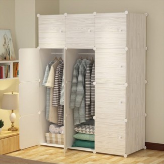 Dulap modular din plastic cu schelet metalic, D3255, culoare Crem, 147 x 110 x 37 cm Dulap modular din plastic cu schelet metalic, D3255, culoare Crem, 147 x 110 x 37 cm