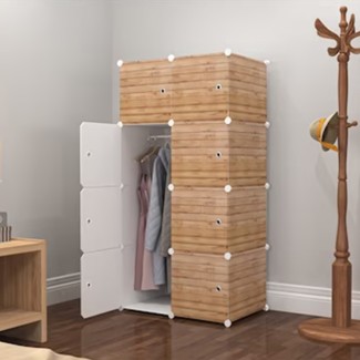 Dulap Modular, 8 Usi, Naimeed D3427, Crem, 148x75x37 cm Dulap Modular, 8 Usi, Naimeed D3427, Crem, 148x75x37 cm