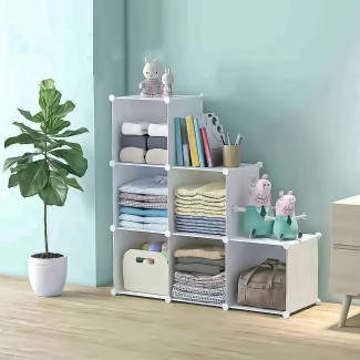 Dulap Modular, 6 Compartimente, D4106, Alb Dulap Modular, 6 Compartimente, D4106, Alb