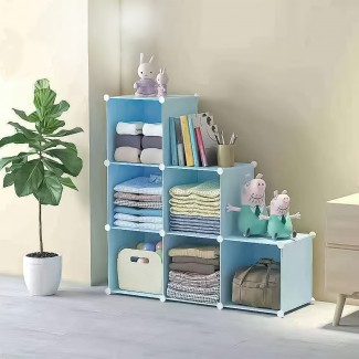 Dulap Modular, 6 Compartimente, D4108, Blue Dulap Modular, 6 Compartimente, D4108, Blue