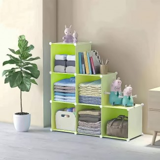 Dulap Modular, 6 Compartimente, D4109, Verde Dulap Modular, 6 Compartimente, D4109, Verde