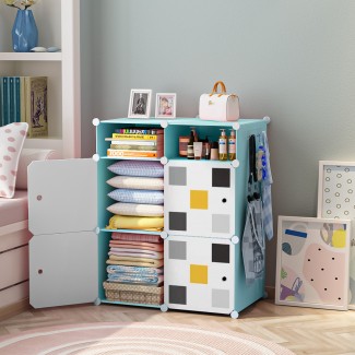 Dulap Modular, 6 Compartimente, D4121, Blue Dulap Modular, 6 Compartimente, D4121, Blue