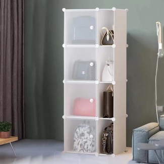 Dulap Modular, 8 Usi, D4128, Alb Dulap Modular, 8 Usi, D4128, Alb