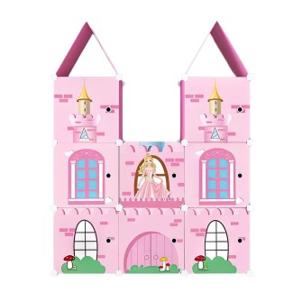 Dulap Modular Copii, 8 Usi, Naimeed D4790, Roz Dulap Modular Copii, 8 Usi, Naimeed D4790, Roz