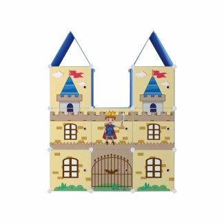 Dulap Modular Copii, 8 Usi, Naimeed D4791, Albastru Dulap Modular Copii, 8 Usi, Naimeed D4791, Albastru