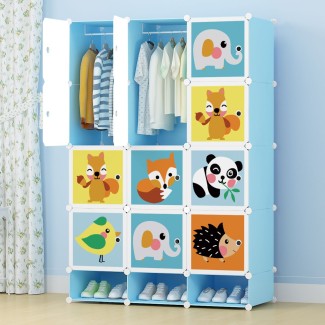 Dulap Modular Copii, 12 Usi, D5810, Albastru Dulap Modular Copii, 12 Usi, D5810, Albastru