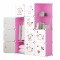 Dulap Modular, camera copii, 10 usi, Naimeed D6585, Roz, 148x110x37cm