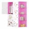 Dulap Modular, camera copii, 8 usi, Naimeed D6602, Roz, 147x110x37 cm