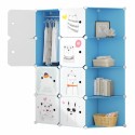 Dulap Modular, camera copii, 8 usi, Naimeed D6604, Albastru, 147x110x37 cm Dulap Modular, camera copii, 8 usi, Naimeed D6604, Albastru, 147x110x37 cm