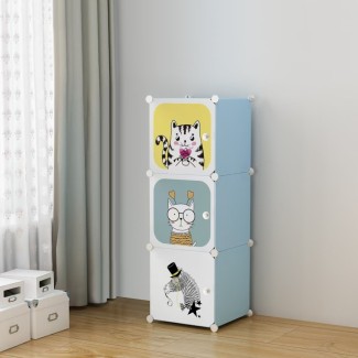 Dulap Modular Copii, 3 Usi, Naimeed D6841, 110x35x35 cm, Albastru Dulap Modular Copii, 3 Usi, Naimeed D6841, 110x35x35 cm, Albastru