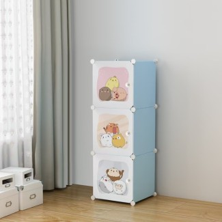 Dulap Modular Copii, 3 Usi, Naimeed D6843, 110x35x35 cm, Albastru Dulap Modular Copii, 3 Usi, Naimeed D6843, 110x35x35 cm, Albastru