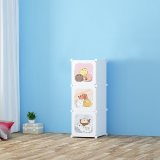 Dulap Modular Copii, 3 Usi, Naimeed D6845, 110x35x35 cm, Alb Dulap Modular Copii, 3 Usi, Naimeed D6845, 110x35x35 cm, Alb