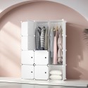 Dulap Modular, Naimeed 12 Usi, D7153, 145x110x37cm , Alb Dulap Modular, Naimeed 12 Usi, D7153, 145x110x37cm , Alb