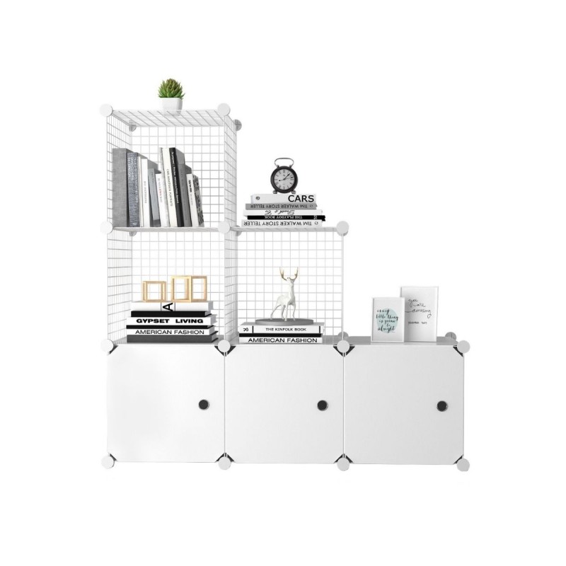 Dulap Modular, 3 Usi, Naimeed D7156, 110x110x37cm , Alb Dulap Modular, 3 Usi, Naimeed D7156, 110x110x37cm , Alb