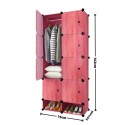 Dulap Modular, 8 Usi, Naimeed D7157, 162x75x37cm, Coral Dulap Modular, 8 Usi, Naimeed D7157, 162x75x37cm, Coral