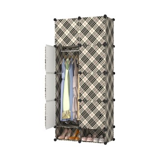 Dulap Modular, 8 Usi, Naimeed D7159, 162x75x37cm, Crem Dulap Modular, 8 Usi, Naimeed D7159, 162x75x37cm, Crem