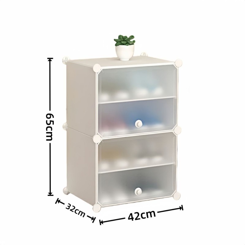 Pantofar Modular, 2 usi, Naimeed D7901, 32x42x65cm