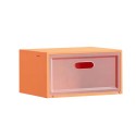 Cutie pentru depozitare pantofi, Naimeed D4152, polipropilena, portocaliu